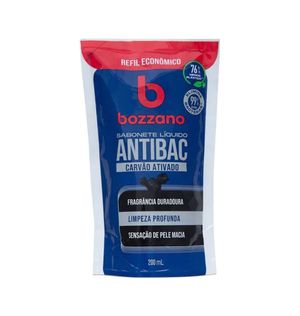 Sabonete Líquido Bozzano Refil Antibacteriano Carvão Ativo 200ml