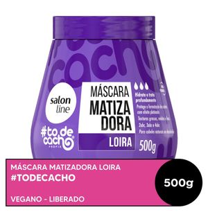 Máscara Capilar Matizadora Salon Line #todecacho Liberado Loiros 500g