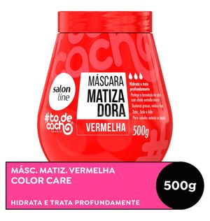 Máscara Capilar Matizadora Salon Line #todecacho Hidratação Vermelha 500g