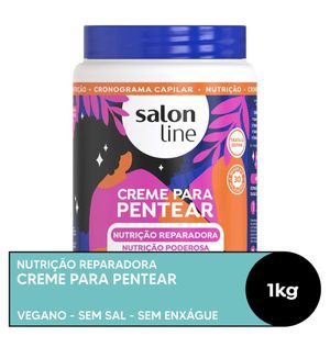 Creme de Pentear Salon Line Redutor de Volume Nutrição Reparadora 1000g