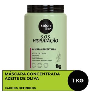 Máscara SOS Hidratação Azeite de Oliva Salon Line 1kg