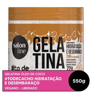 Gelatina #todecacho Óleo de Coco Salon Line 550g