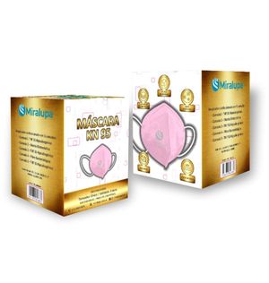 Masc Fac Miralupa C/25 Desc.kn95 Rosa