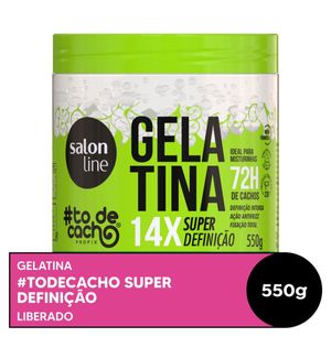 Gelatina Salon Line Não Sai da Minha Cabeça! #TODECACHO 550g