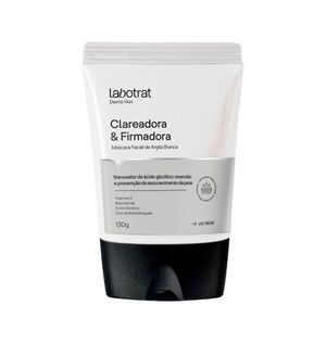Máscara Facial Labotrat Dermo Skin Argil Branca Clareadora e Firmadora 130g