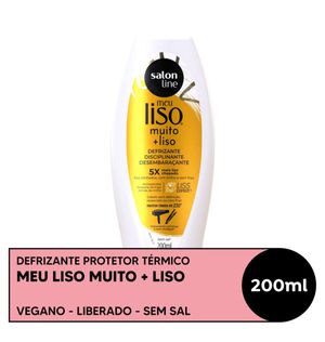 Defrizante Salon Line Protetor Térmico Meu Liso Muito + Liso 200ml