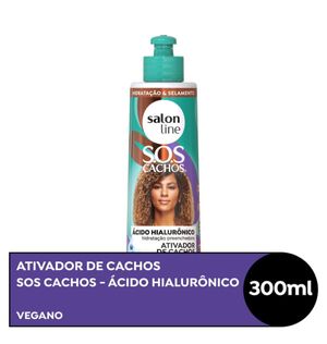 Ativador de Cachos Salon Line SOS Cachos Ácido Hialurônico 300ml