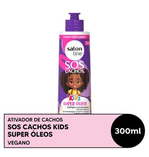 Ativador de Cachos Salon Line SOS Cachos Kids Nutrição em Ação 300ml