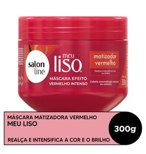 Máscara Meu Liso Matizador Vermelho Salon Line 300g