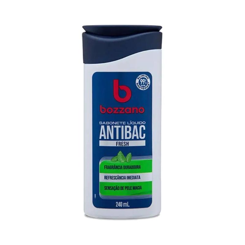 Sabonete Liquido Bozzano 240ml Antibac Fresh