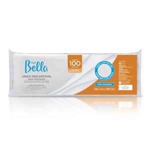 Lenço com Textura Depil Bella Para Depilação 100 fls