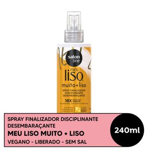 Meu Liso Muito + Liso Spray Defrizante Protetor Térmico 240ml