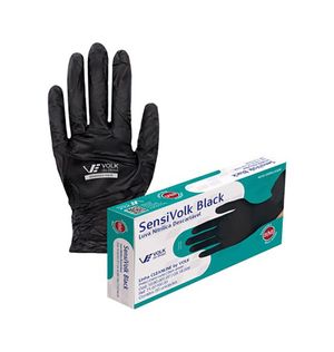 Luva Nitrílica Black Volk 50un G