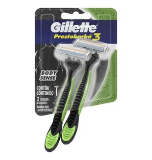 Aparelho Gillette Prestobarba 3 Body Sense Com 2un