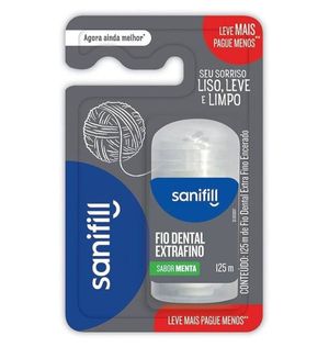 Fio Dental Sanifill 125m Lv+pg-menta Fita