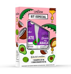 Kit Origem Sh+cond Bom Abaca