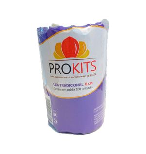 Lixa de Unha Prokits Preta 8cm com 100 Unidades