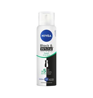 Desodorante Aerossol Nivea Black & White INVISIBLE Fresh Erva-doce 150ml