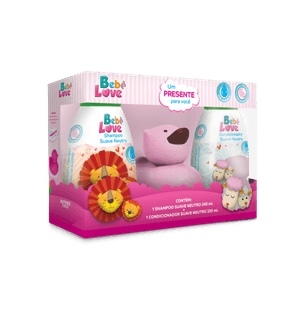 Kit Bebe Love Sh+cond Rosa C/pres