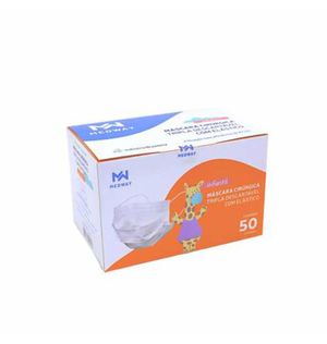 Masc Prot Medway Infantil C.50 Branca