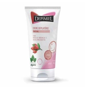 Creme Depilatório Facial Depimiel Argila Branca e Rosa Mosqueta 40g