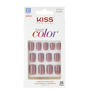 Unhas Postiças Kiss Ny Salon Color Beautiful