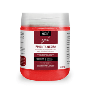 Gel Corporal Biosoft 360g Red. Pimenta Negra