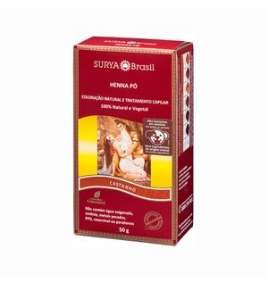 Henna Surya 50g Po Castanho (17395)717604