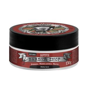Pomada Modeladora Soft Fix Barber Shop Matte 130g
