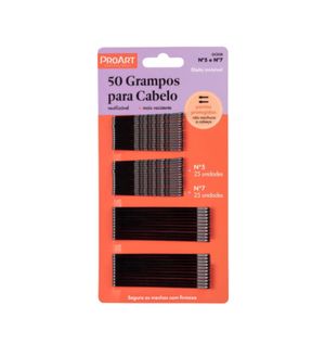 Grampo Proart P/cabelo 50 Un.n5 E N7