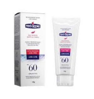 Protetor Solar Red Apple 60g Fps60 Pele Sensiv