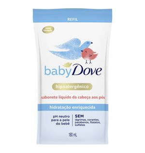 Sabonete Liq Dove Baby 180ml Baby Hidra.enr.refil
