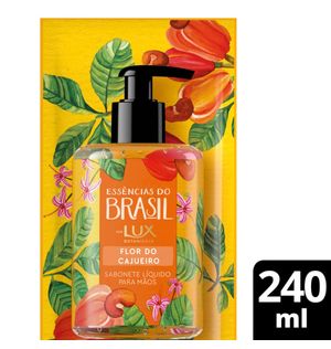 Refil Sabonete Líquido Lux Essências do Brasil Flor do Cajueiro 240ml