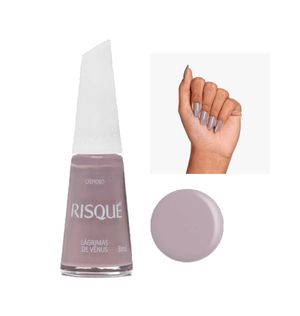 Esmalte Risqué Nude Cremoso Lágrimas de Vênus