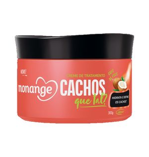Creme Capilar Monange 300g Cachos Que Tal