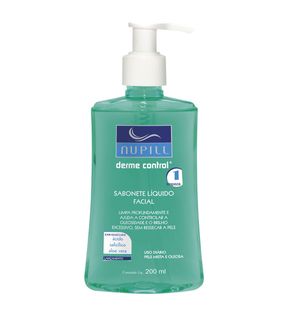 Sabonete Líquido Facial Nupill Derme Control 200ml