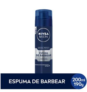 Espuma Nivea 193g F.men Orig.protect