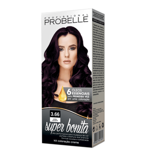 Tintura Sup Bonita 50g Mini Kit 3.66 Acaju Purp