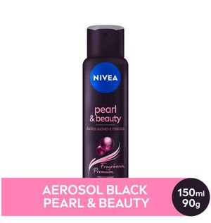 Desodorante Aerosol Black Pearl & Beauty Fragrância Premium 150ml