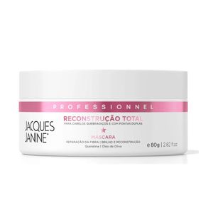 Máscara Capilar Jacques Janine de Tratamento Reparação Total 80g