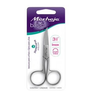 Tesoura Merheje Basic Ponta Reta