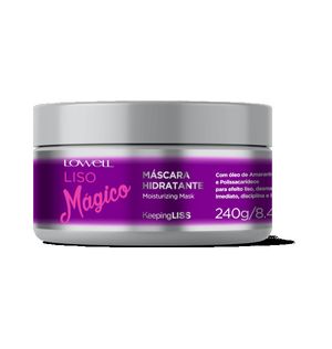 Mascara Capilar Lowell 240g Liso Magico