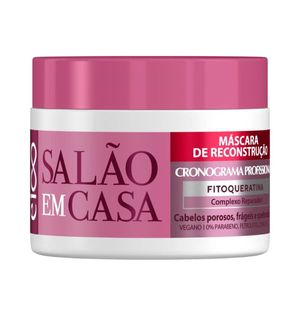 Máscara Capilar Eico Reconstrução Salão em Casa Cronograma Profissional 270g