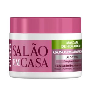 Máscara Capilar Eico Hidratação Salão em Casa Cronograma Profissional 270g