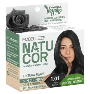 Coloração Natucor 1.01 Preto Carvão