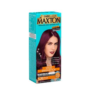 Coloração Maxton Kit 5.26 Marsala Escuro