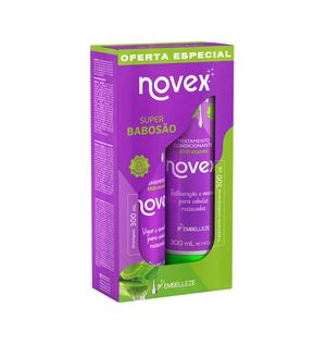 Kit Vitay Novex Super Babosão Shampoo + Condicionador 300ml