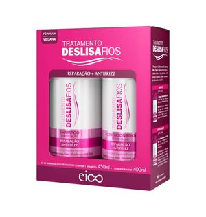 Kit Eico Deslisa Fios Shampoo + Condicionador 450ml