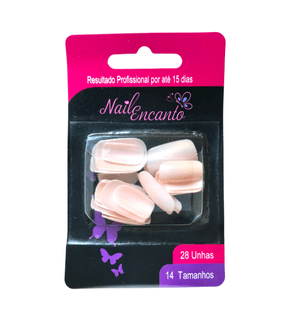 Unhas Postiças Fhaces Nail Encanto C.28 Rosa