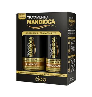 Kit Eico Tratamento Mandioca  Shampoo + Condicionador 450ml